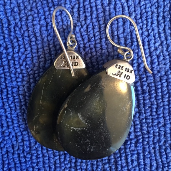 Bali Designs Carved Mother-of-Pearl Earrings - Picture 2 of 6